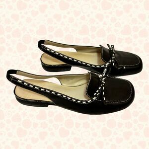 Anne Klein Shoes Women's Size 7.5 Black and White